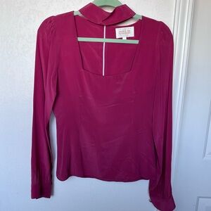 Rose Stone Cold Fox long sleeve top with neck band